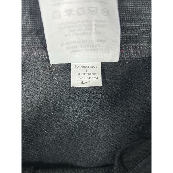 Nike Women's Activewear Black Animal Print Jogger Pants Cuffed Size S Sweatpants - Picture 8 of 9